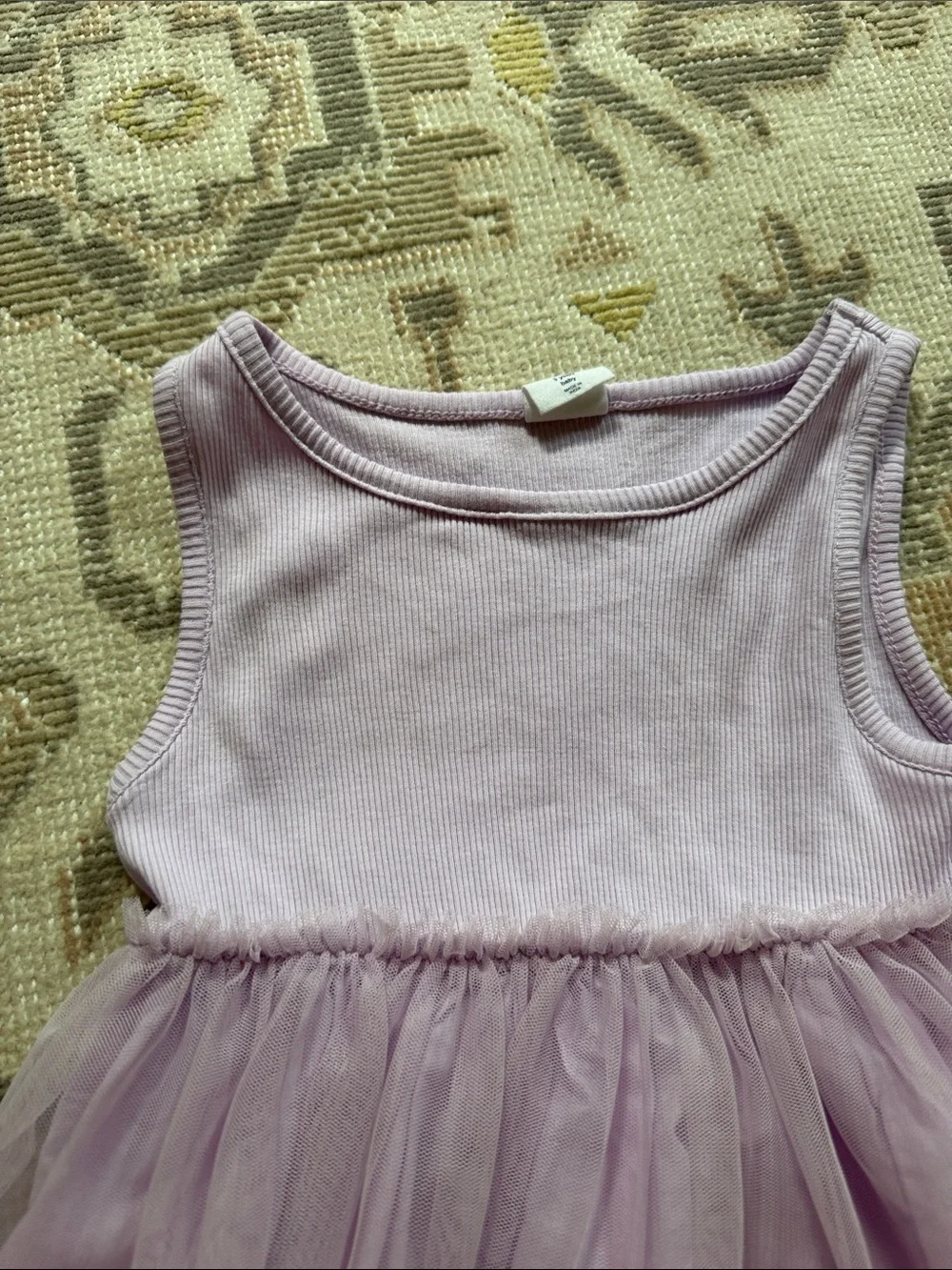 Lavender Purple Toddler Tulle Twirl Dress 3y